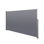 ZUN 138" x 71" Retractable Side Screen Awning, UV Resistant and Waterproof Patio Privacy Screen,Dark 82349189