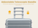 28 Inch ABS Hard Shell Large Travel Checked Luggage - Scratch Resistant Surface Four W2787P437272