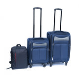 Luggage 2-piece backpack set blue W2710P283491