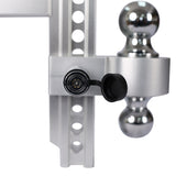Alu Adjustable Trailer Drop Hitch,2inch receiver,8 inch adjustable W46537191