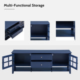 TV Stand for TVs up to 60'', Entertainment Center Multifunctional Storage Space, TV Cabinet WF309280AAC