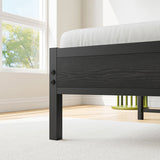 Twin Size Bed Frame, Storage Headboard with Charging Station, Solid and Stable, Noise Free, No Box 80586204