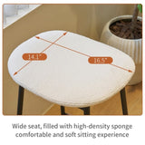 Modern Set of 2 Bar Stools Comfortable & Stylish Counter Height and Bar Height Bar Stools,Soft W2105P145996