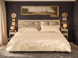 1 PC luxury satin microfiber bedding set, double-sided jacquard pattern, machine washable, OKO-100 78307799