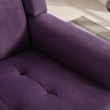 Modern Soft Velvet Material Ergonomics Accent Chair Living Room Chair Bedroom Chair Home Chair With W67639360