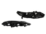 2pcs Front Left Right Headlights for Honda Civic 2006-2011 2dr Coupe Models Only Black 91407748
