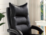 ZUN Contemporary Office Chair Upholstered 1pc Comfort Adjustable Chair Relax Office Chair Work Black B011P214981