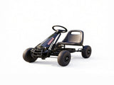 Kids Pedal Go Kart, Adjustable Seat & EVA Wheels with Brake, for Boys & Girls Ages 3-8, Black 67888513