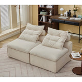 Modular Sofa,No Armrests,At will DIY,Soft Corduroy Fabric,Neck W2108P236840