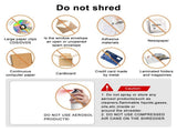 Paper Shredder for Home Use,5 Sheets Small Crosscut Paper Shredder,P-4 Security Level with 51114018