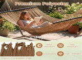 2-Person Polyester Caribbean with Hardwood Spreader Bars, 600lbs Weight Capacity Double 12310511
