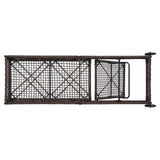 TREXM Outdoor Lounge, Patio Chaise Lounge with 5-Position Backrest, Rattan Outdoor Lounge N715P207900D
