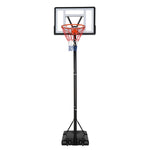 ZUN Basketball Hoop Outdoor Portable Basketball Goals, Adjustable Height 7ft - 10ft for Adults & 57794228