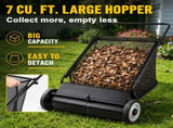 26-Inch Push Lawn Sweeper with 7 Cu. Ft. Large Hopper Capacity, 4 Rotating Brushes & Adjustable W6010P536021
