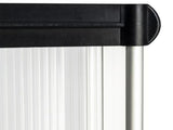 Polycarbonate Door Awning with Black Brackets 08689633