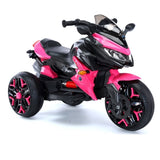 ZUN Kids Motorcycle Ride-On Motorcycle 3-Wheels Battery Powered Motorbike Rechargeable 12 V kids ride on W1760P252033