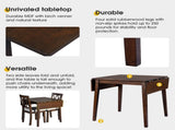 29"- 45" Extendable Dining Table for 4, Folding Kitchen Table with Rubberwood Legs, Space-Saving N752P216387D