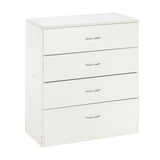 Modern Simple 4-Drawer Dresser White 52846176