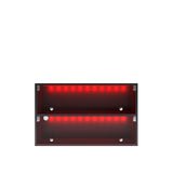 Black Glass Door Shoe Box Shoe Storage Cabinet For Sneakers With RGB Led Light 08714193