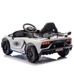 ZUN 12V Kids Ride On Car W/Parents Remote Control,Licensed Lamborghini Aventador Xago,Hydraulic pressure W1396P184346