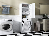Laundry Cabinet ,with 1 Storage cabinet and 1 Drawer - White 81989550
