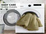 3PCS King/Cal King Waffle Washed Comforter Set B035P341105