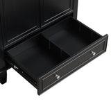 30" Bathroom Vanity with Sink Combo, Multi-functional Bathroom Cabinet with Doors and Drawer, Solid WF322498AAB