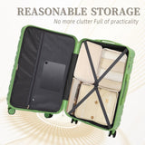3 in 1 20"/24"/28" 3 pcs/set in ABS Spinner Wheel Luggage, Carry on Suitcase, Matching Color, 90206445