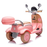 12V Two-seater Kids Ride On Level Up Electric Motorcycle,2wd,Three-wheel Toy W1578P268012