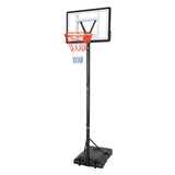 ZUN Basketball Hoop Outdoor Portable Basketball Goals, Adjustable Height 7ft - 10ft for Adults & 57794228