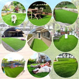 Artificial Grass Turf -3.3FTx32.3FT 0.8"Indoor/Outdoor Synthetic Fake Grass,for Garden yard 00957123