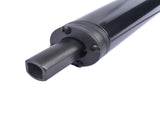 28" Black Stainless Tilt Steering Column Manual Floor Shift No Key with Adapter 71906800