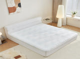 All in One Queen Mattress & Bed Frame 15 Inch Queen Size Mattresses in a Box with Cool Fabric W1359P364812