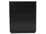 Black P2 Particle Board and Density Board 7241117cm Wavy Pattern Drawer Front Five-Level Six-Drawer 76922842
