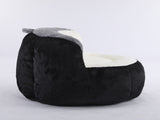 Oversized Bean Bag Chairs,Multicolor Faux Fur Couch Filled with Shredded Sponge,Large Lounger Sofa 75978945