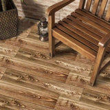 40 Pcs Wood Grain Peel And Stick Floor stickers Non-Slip Self-Adhesive Floor Stickers, Waterproof 10905611