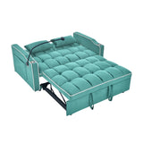 55.51 inch versatile foldable sofa bed in 3 lengths, modern sofa sofa sofa velvet pull-out bed, W2353P232226