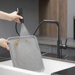 ZUN Kitchen Sink, Black Kitchens with Pull out Sprayer,Kitchen Bar Single Hole W1932P218059