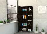 Black Wengue 5-Shelf Tall Cabinet B06280254