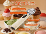 Electric Heated Ice Cream Scoop, Fast Heating, Rechargeable with LED Monitor, Waterproof Stainless 05467295