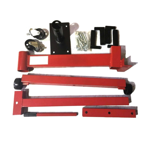 ZUN New Shop Engine Stand 1000lb Pro Hoist Automotive Lift Rotating 4 Leg Type Motor Red 05646602