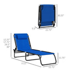 ZUN Folding Lounge Chairs / beach chair （Prohibited by WalMart） 77537070