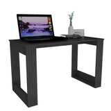 ZUN Lacey Rectangle Computer Desk Carbon Espresso B06280018