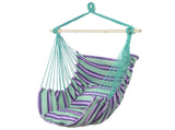 Distinctive Cotton Canvas Hanging Rope Chair with Pillows Green 43150393