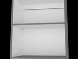 Zachary Matt Gray and White 5-Shelf Slim Bookcase B062P175161