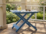 Outdoor Side Table,Folding Square Table All Weather Small Patio Tables for Garden Balcony Pool 38648461