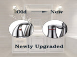 2-Handle 4-Inch Brushed Nickel Bathroom Faucet, Bathroom Vanity Sink Faucets with Pop-up Drain and 10185428