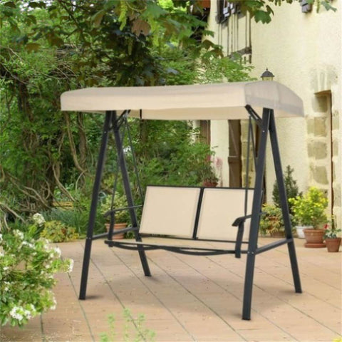 ZUN 2 seats Outdoor Patio Swing Chair （ Prohibited by WalMart ） 67188532