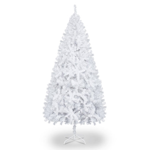7FT Iron Leg White Christmas Tree with 1349 Branches 93237237
