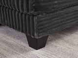Fluffy Corduroy Storage Armrest Sofa,Single Versatile Seat with Ottoman,Cup Holder,Bluetooth W3705P476390